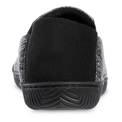 isotoner Memory Foam Sport Knit Miles Men's Closed Back Slippers