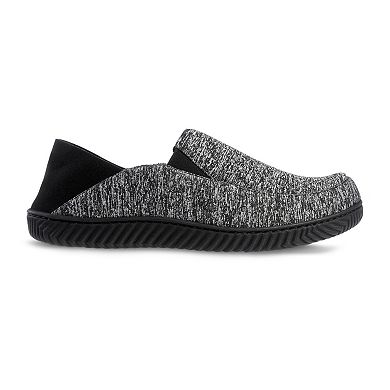 isotoner Memory Foam Sport Knit Miles Men's Closed Back Slippers