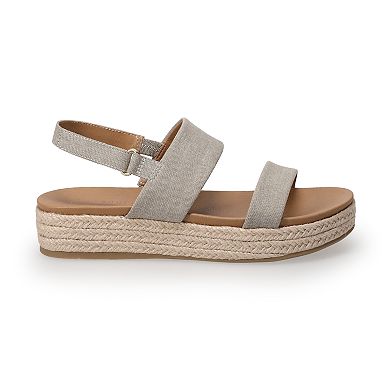 LC Lauren Conrad Paruka Women's Slide Slingback Sandals