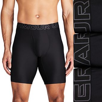 Men's Under Armour 3-pack Performance Tech 9 in Long Leg Boxer Briefs