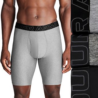 Men's Under Armour 3-pack Performance Tech 9 in Long Leg Boxer Briefs