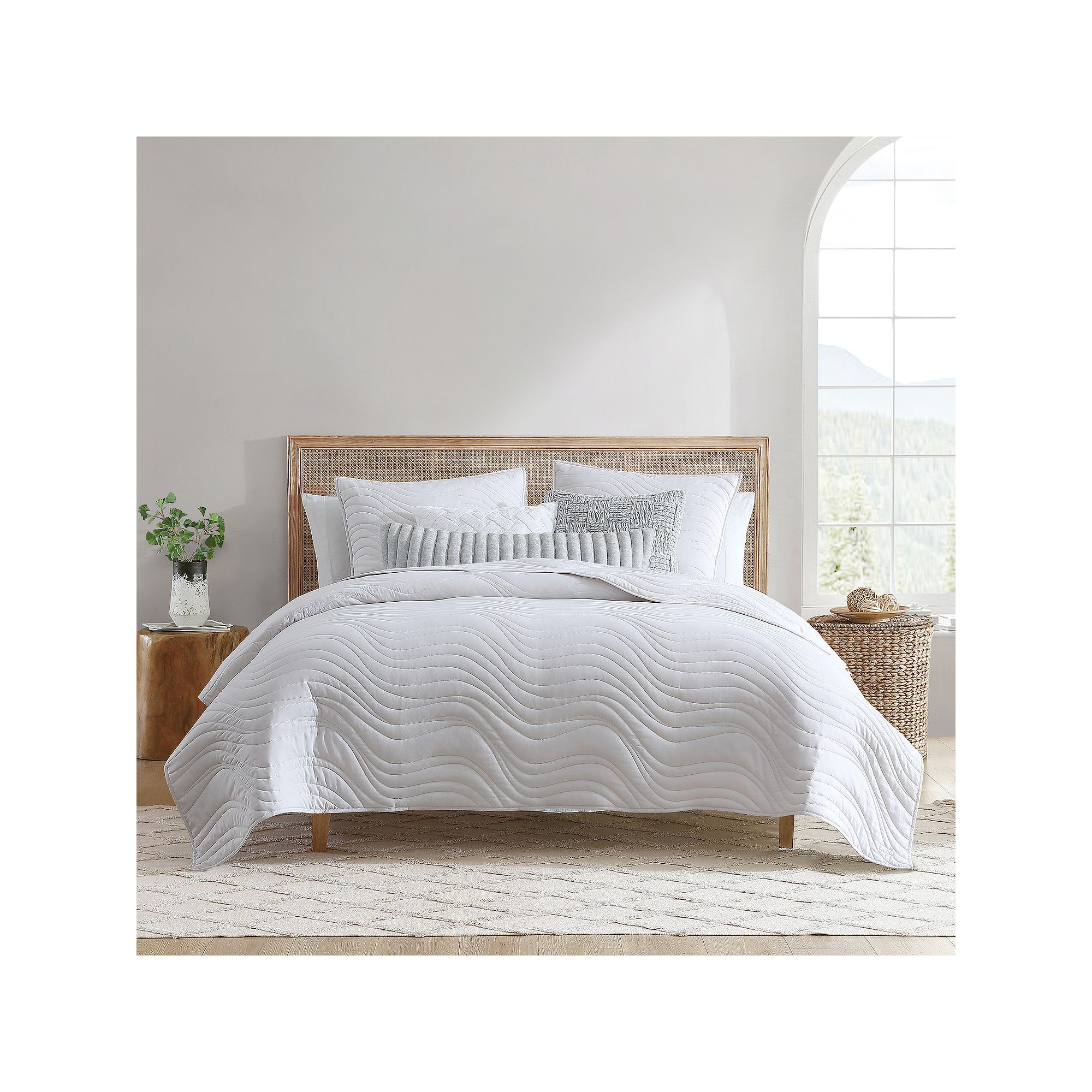 Koolaburra by UGG Koolawash Riane Quilt Set with Shams, Stucco