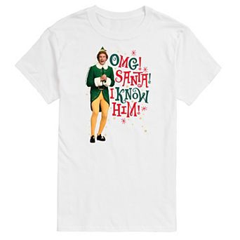 Big & Tall Elf Omg I Know Him Graphic Tee