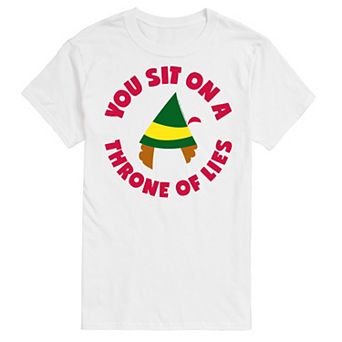 Big & Tall Elf Throne Of Lies Graphic Tee