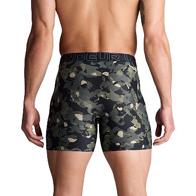 Men's Under Armour 3-pack Performance Tech Printed 6-in. Boxer Briefs