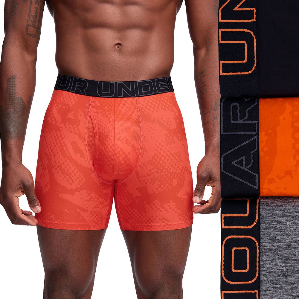 Men's Under Armour 3-pack Performance Tech Printed 6-in