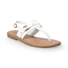 Kohls best sale white sandals