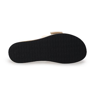 Sonoma Goods For Life® Pline Women's Round Buckle Slide Sandals