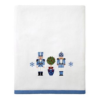 Avanti Nutcracker Trellis Bath Towel