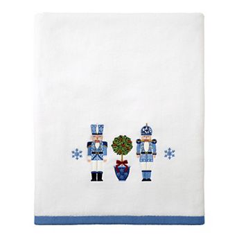 Avanti Nutcracker Trellis Bath Towel