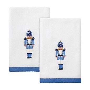 Avanti Nutcracker Trellis Fingertip Towel 2 pc Set