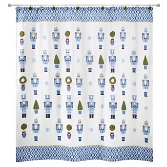 Avanti Nutcracker Trellis Shower Curtain