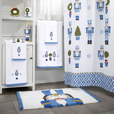 Avanti Nutcracker Trellis Shower Curtain