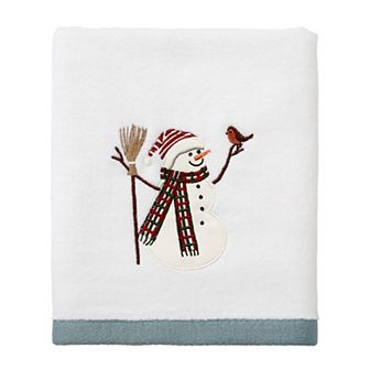 Avanti Snowman Park Hand Towel