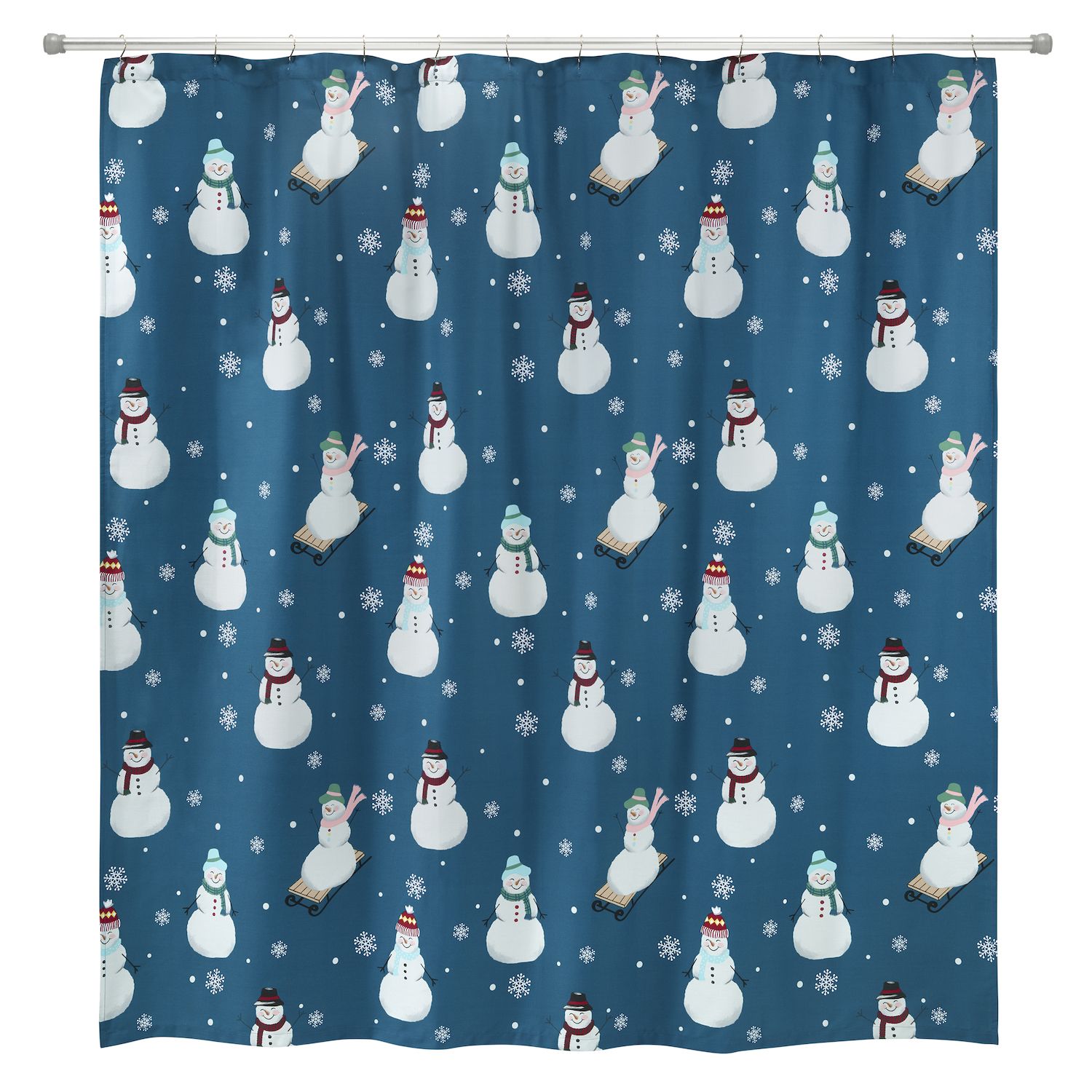 Avanti Snowman Shower Curtain   6588319