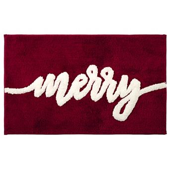 Avanti Merry Christmas Bathroom Rug