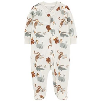 Baby Boy Carter's Animal Print 2-Way Zip Cotton Sleep & Play
