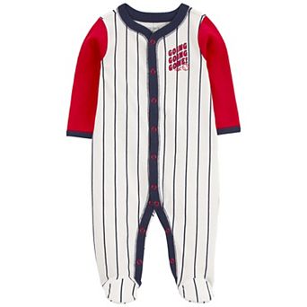 Baby Boy Carter's Baseball Snap-Up Cotton Sleep & Play