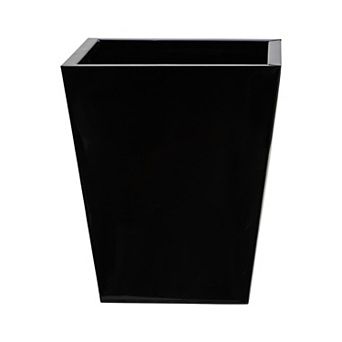 nearly natural 15 in Classic Square Metal Planter
