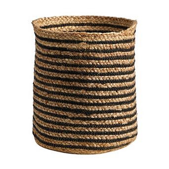 nearly natural 13.5 in Natural Jute Basket Planter