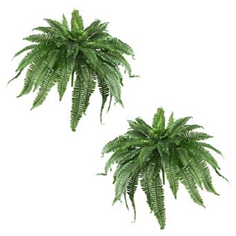 nearly natural 2 pc 48 in Boston Fern Set