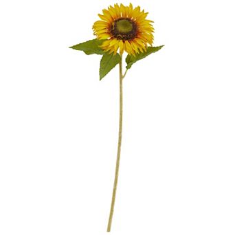 nearly natural 12 pc 24 in Sunflower Artificial Flower Set