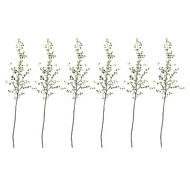 nearly natural 6-pc. 48-in. Night Willow Artificial Flower Stems Set