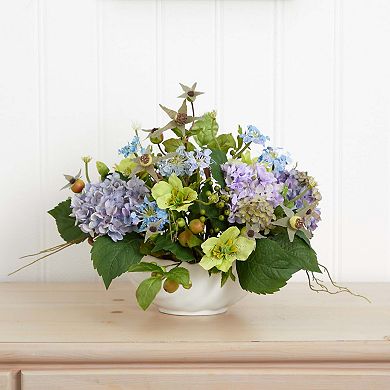 nearly natural Hydrangea Centerpiece