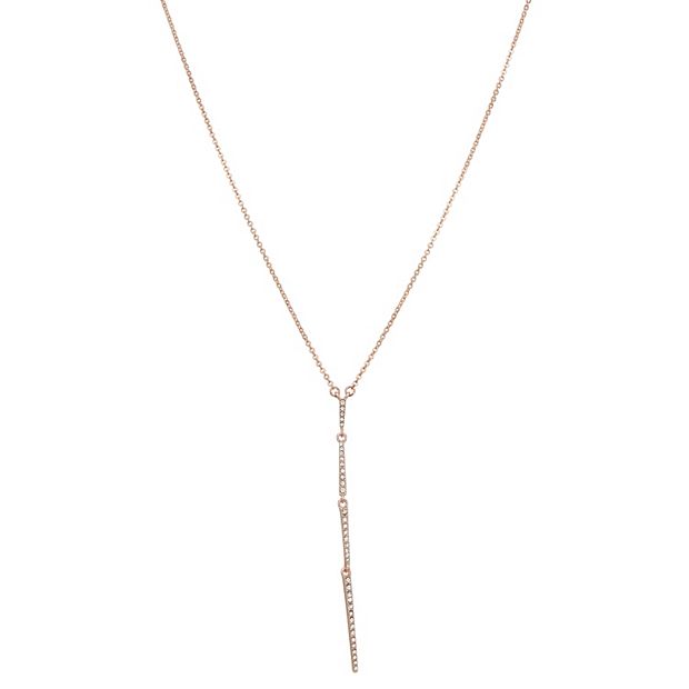 Kohls rose sale gold necklace