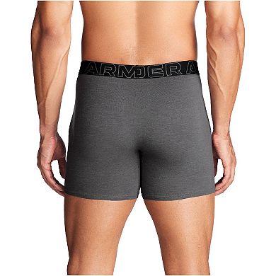 Men's Under Armour 3-pack Performance Cotton Stretch 6-in. Boxer Briefs