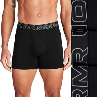 Men's Under Armour 3-pack Performance Cotton Stretch 6 in Boxer Briefs