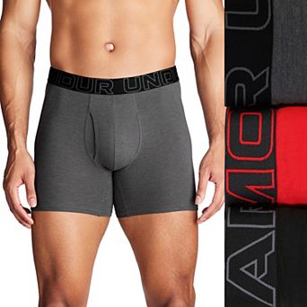 Men's Under Armour 3-pack Performance Cotton Stretch 6 in Boxer Briefs