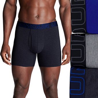 Men's Under Armour 3-pack Performance Cotton Stretch 6 in Boxer Briefs