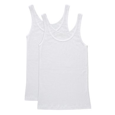 Hanes Originals Ultimate 2-Pack Stretch Cotton Tank Top 45UOTK