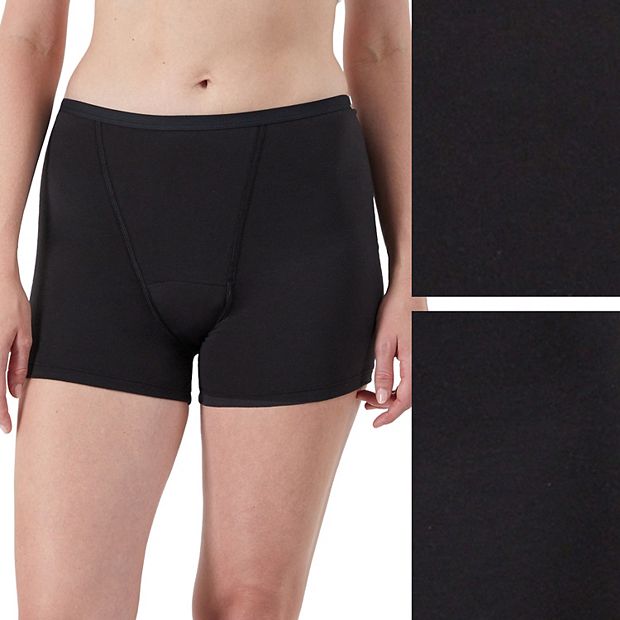 HANES Women's Underwear 2 Pair BOXER BRIEFS Size 8/XL