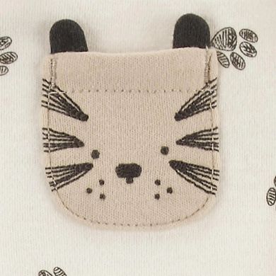 Baby Boy Carter's Paw Print 2-Way Zip Cotton Sleep & Play