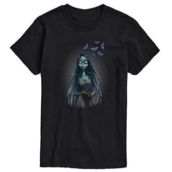 Big & Tall Corpse Bride Butterflies Graphic Tee