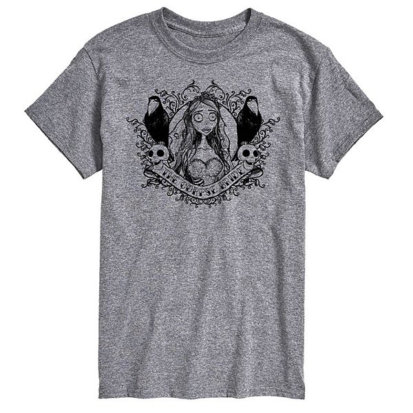 Big & Tall Corpse Bride Crows Graphic Tee