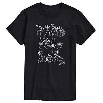 Big & Tall Corpse Bride Skeleton Graphic Tee