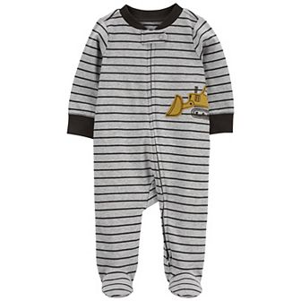Baby Boy Carter's Construction 2-Way Zip Cotton Blend Sleep & Play