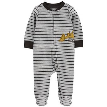 Baby Boy Carter's Construction 2-Way Zip Cotton Blend Sleep & Play