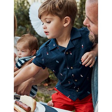 Toddler Boy Carter's Popsicle Short Sleeve Button-Front Shirt