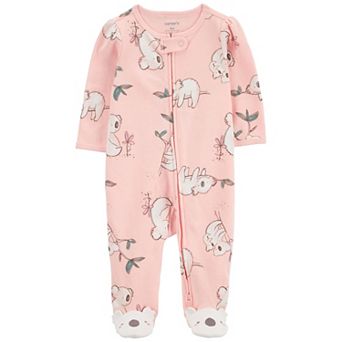 Baby Girl Carter's Koala 2-Way Zip Cotton Sleep & Play