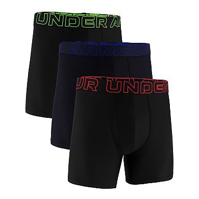 Men's Under Armour 3-pack Performance Tech 6-in. Boxer Briefs