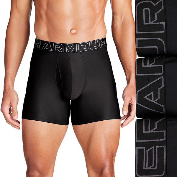 Under Armor Boxer Briefs Size 5X Mens Tech 6 Boxer Jock Underwear 2 Pack  54-56 