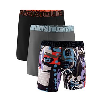Men's Under Armour 3-pack Performance Tech 6 in Boxer Briefs