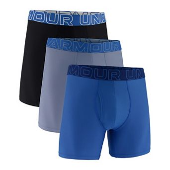 Men's Under Armour 3-pack Performance Tech 6 in Boxer Briefs