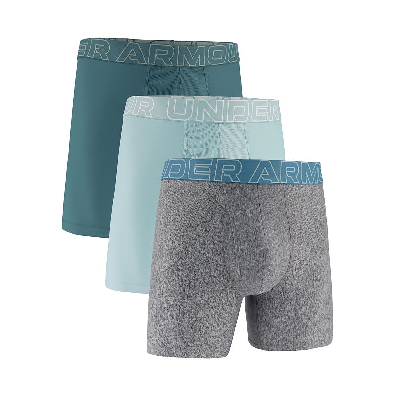 Men's Under Armour 3-pack Performance Tech 6-in. Boxer Briefs, 