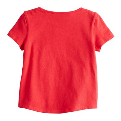Baby & Toddler Girl Jumping Beans® Adaptive Double-Layer Tee
