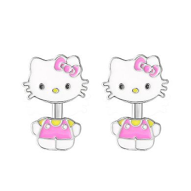 Hello Kitty Front Back Stud Earrings